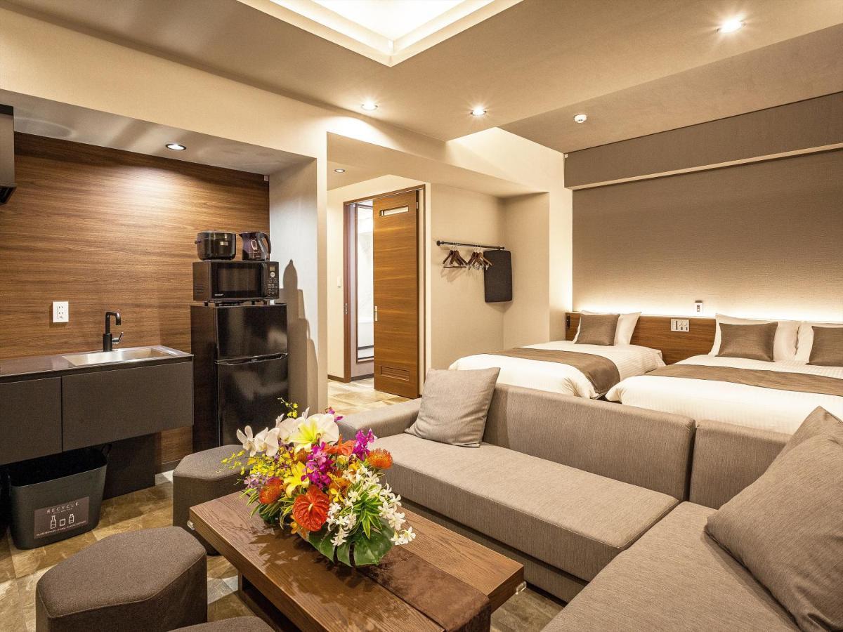 20m² studio Appartement, met 1 privé badkamer in Naha Buitenkant foto