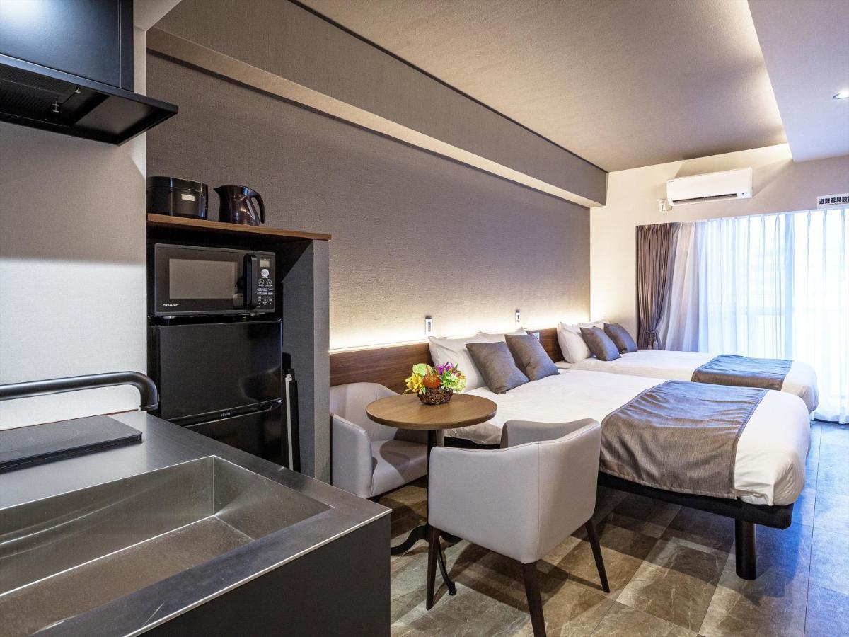 20m² studio Appartement, met 1 privé badkamer in Naha Buitenkant foto